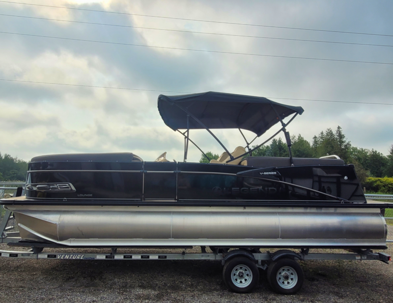 Boats  2021 Legend V-Series Lounge Sport Pro Pontoon w Mercury 150hp Photo